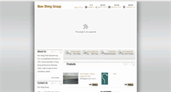 Desktop Screenshot of bowshinggroup.com