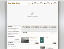 Tablet Screenshot of bowshinggroup.com